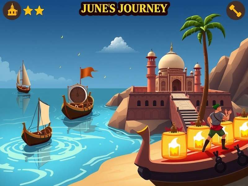 फेसबुक पर जून्स जर्नी गेम का गेमप्ले स्क्रीनशॉट