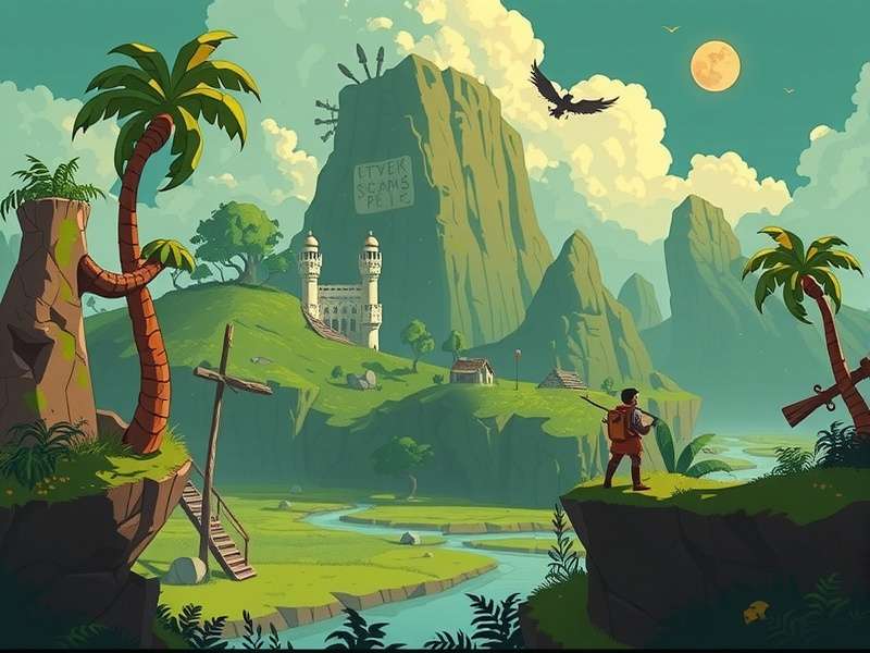 जून्स जर्नी गेमप्ले स्क्रीनशॉट - 1920s थीम वाला हिडन ऑब्जेक्ट सीन