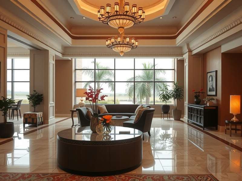 June's Journey होटल लॉबी की वास्तुकला विवरण