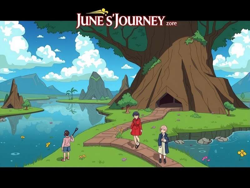 A mysterious 1920s style room with hidden objects, representing a June's Journey scene