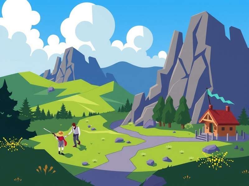 Screenshot of a lush, detailed hidden object scene from June's Journey game