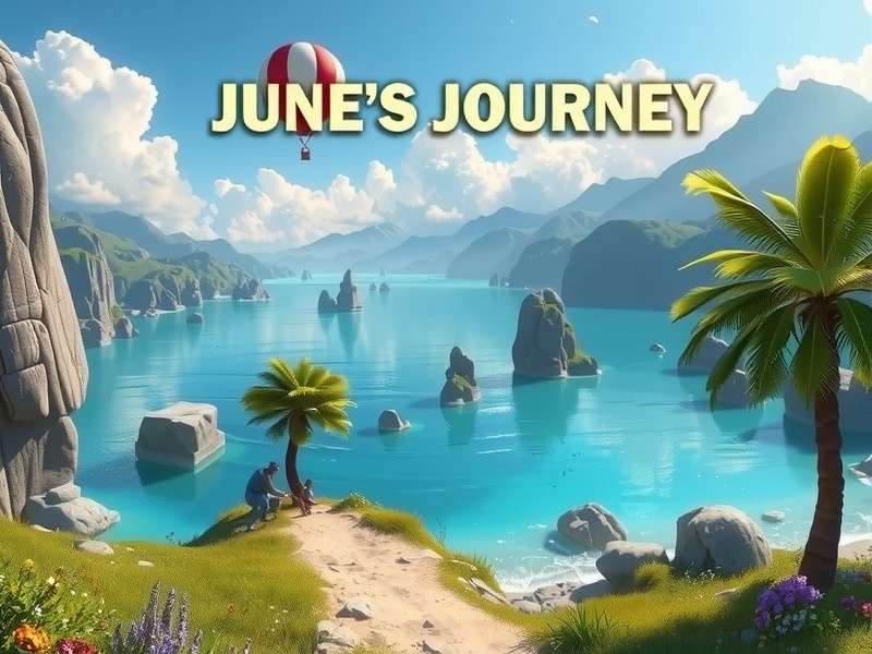 June's Journey gameplay on Windows 10 PC showing hidden object scene