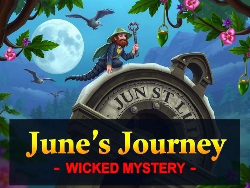 June's Journey Wicked Mystery hidden object scene with dark atmosphere