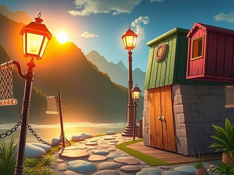 June's Journey hidden object game running on a high-end laptop with detailed graphics