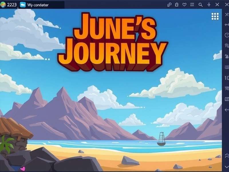 June's Journey game running on a Windows 10 computer screen, showing a detailed hidden object scene
