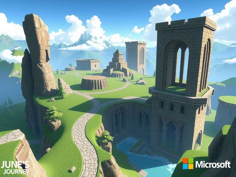 June's Journey game scene showing a detailed hidden object puzzle on a Microsoft Surface device