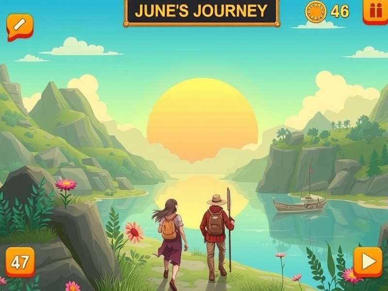 June's Journey gameplay screenshot showing hidden object scene