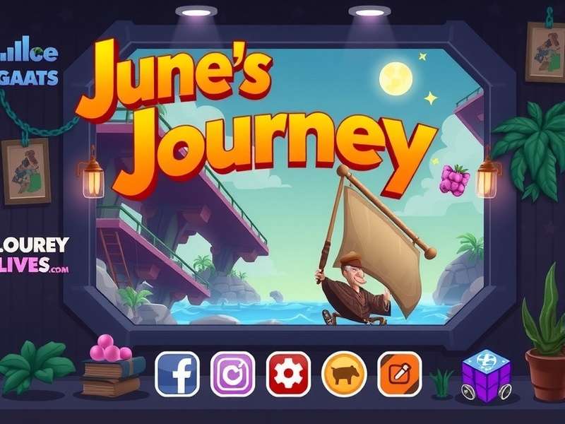 June's Journey game interface running on Facebook Gameroom platform