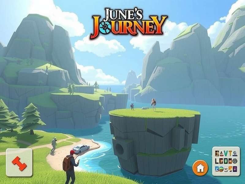 June's Journey gameplay on Windows 11 laptop with hidden object scene
