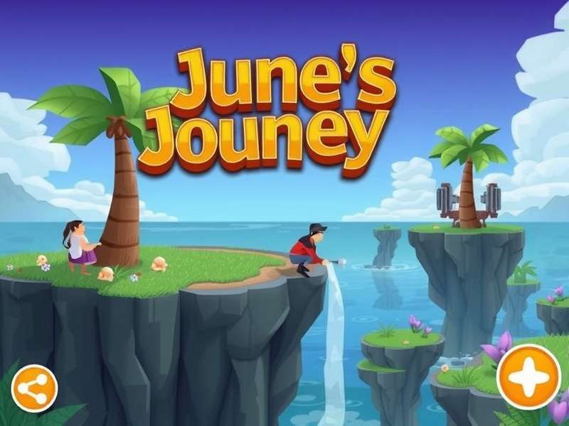 June's Journey gameplay on a Windows laptop with Facebook interface, featuring hidden object scenes and vibrant garden decorations.