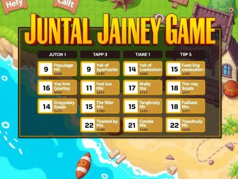June's Journey Daily Calendar and Gift Cards 2025 – Complete visual guide with rewards timeline