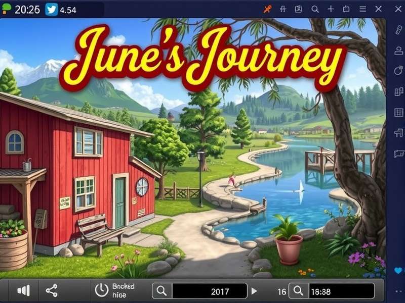 June's Journey garden scene analysis showing hidden object placements and density map