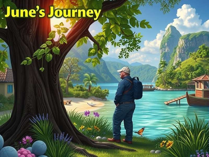 June's Journey Hidden Objects — Master gameplay scene with hidden object clues