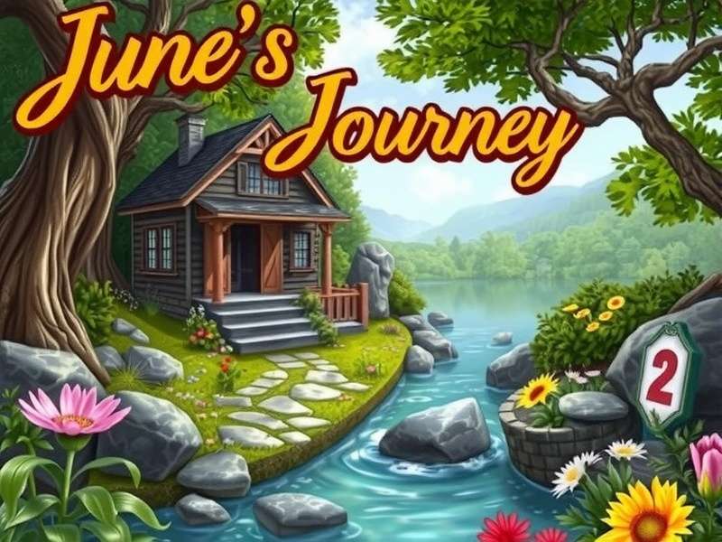 June's Journey hidden object game scene with tropical island mystery