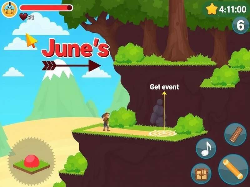 June's Journey hidden object mystery game scene with magnifying glass and detective theme